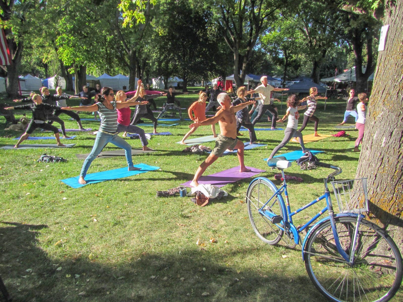 Yoga in Paonia Town Park