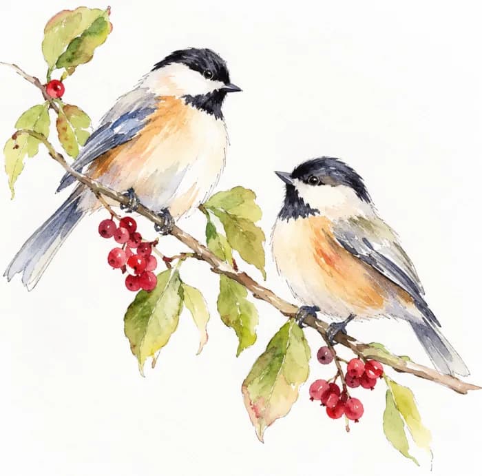 Intro To Watercolor / Birds