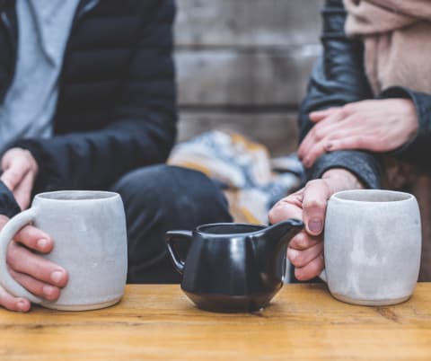 Coffee at the Library